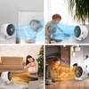 Shinic 2-in-1 Heater and Fan Combo,1500W Portable Space Heater with