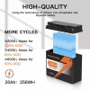 MHPOWOS 20Ah 30Ah 100Ah 200Ah LiFePO4 Battery 12V Trailer Rv