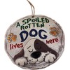 BWG Hanging Garden Quote 16cm Round Plaques - Spoiled Rotten