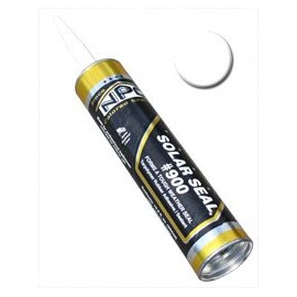 NPC #900 Solar Seal Adhesive Sealant, White (Pack of 3)