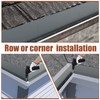 BJADE'S Gutter Valley Splash Guard,4 Pcs Aluminum Roof Valley Splash