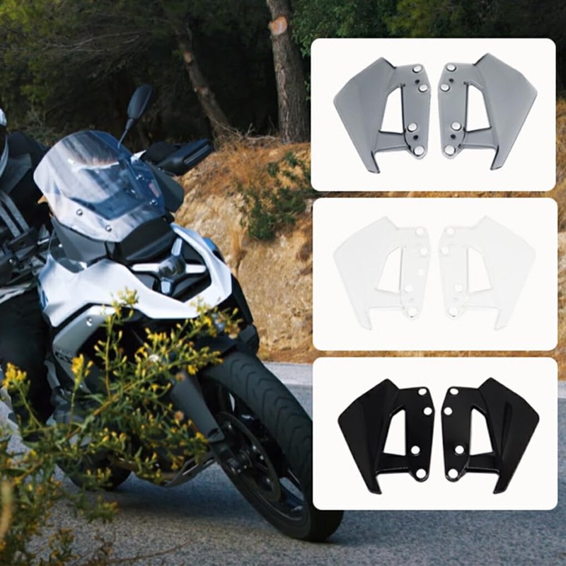 BEALIFE 2PCS Motorcycle Windshield Side Wind Deflector Spoiler For R1300GS