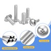 sourcing map #8-32 x 1" Truss Head Phillips Machine Screws,