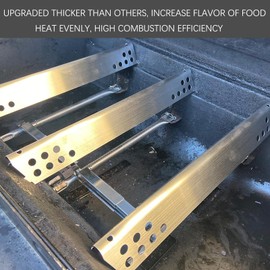 463343015 G432-001D Heat Tent 3 Burner Replacement Parts for Charbroil Grill Parts Advantage 463435115 G432-8M00-W1 G458-0018-W1 463436815 463370015 463335115 463234815 Heat Shield Carryover Tubes