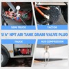 1/4” Air Tank Drain Valve Plug with 60” Cable, Dazakoot