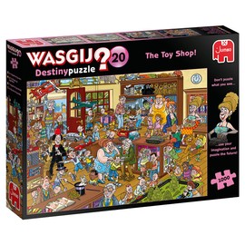 Jumbo, Wasgij Destiny 20, The Toy Shop!, Jigsaw Puzzles for Adults, 1,000 Piece