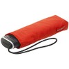 miniMAX® Faltbarer Regenschirm flach winddicht Rot Medium Regenschirm Faltschirm, Rot,