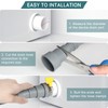 SDLDEER Washing Machine Hose 1m, Universal Drain Hose Extension Kit