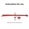 HOOJOJO Large Arrow Spinner, 11.8 in/30 cm, Red Plastic with