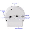 4.3" No Ticking Analog Alarm Clock,Silent Readable for Seniors,Easy to
