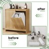 Smuxee Double Tilt Out Laundry Hamper Cabinet, Hidden Laundry Cabinet