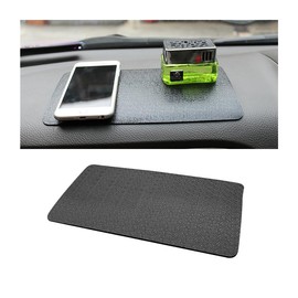 Osilly Car Dashboard Anti-Slip Mat, 10.6" x 5.9" Universal PVC Sticky Adhesive Pad for Auto, Multifunctional Vehicle Dash Strong Gripping Pad for Cell Phones Sunglasses Keys GPS Coins (Car Texture)