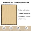 Cisvio 4'X10' Custom Size Privacy Fence Screen 90% Blockage Fence