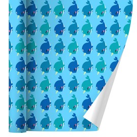 GRAPHICS & MORE Cute Kawaii Baby Narwhal Gift Wrap Wrapping Paper Rolls