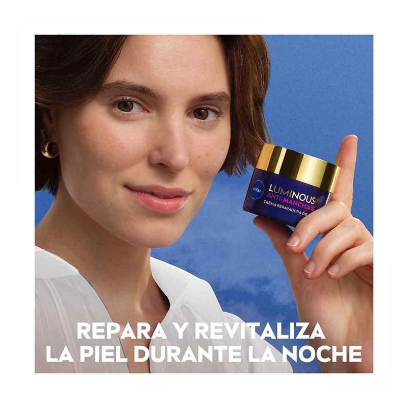 Crema Facial Reparadora de Noche NIVEA Cellular Luminous630 Anti-Manchas Ácido
