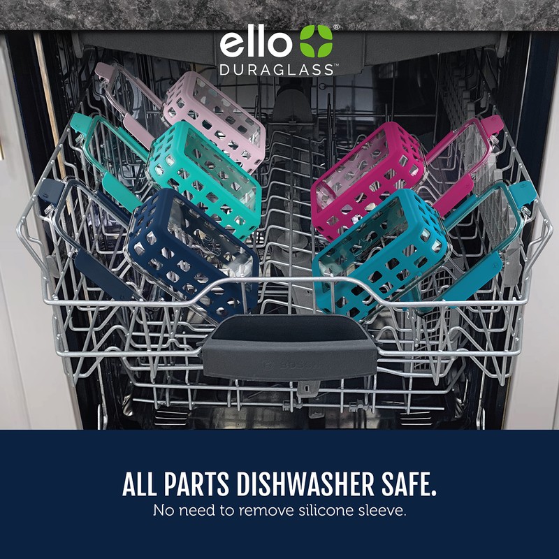 Ello Duraglass 3.4 Cup Meal Prep Sets 10Pc, 5 Pack