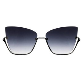 Rimless Cateye Sunglasses for Women Men, Trendy Fashion Metal Frame Sun Glasses,designer Sunglasses UV400 Protection