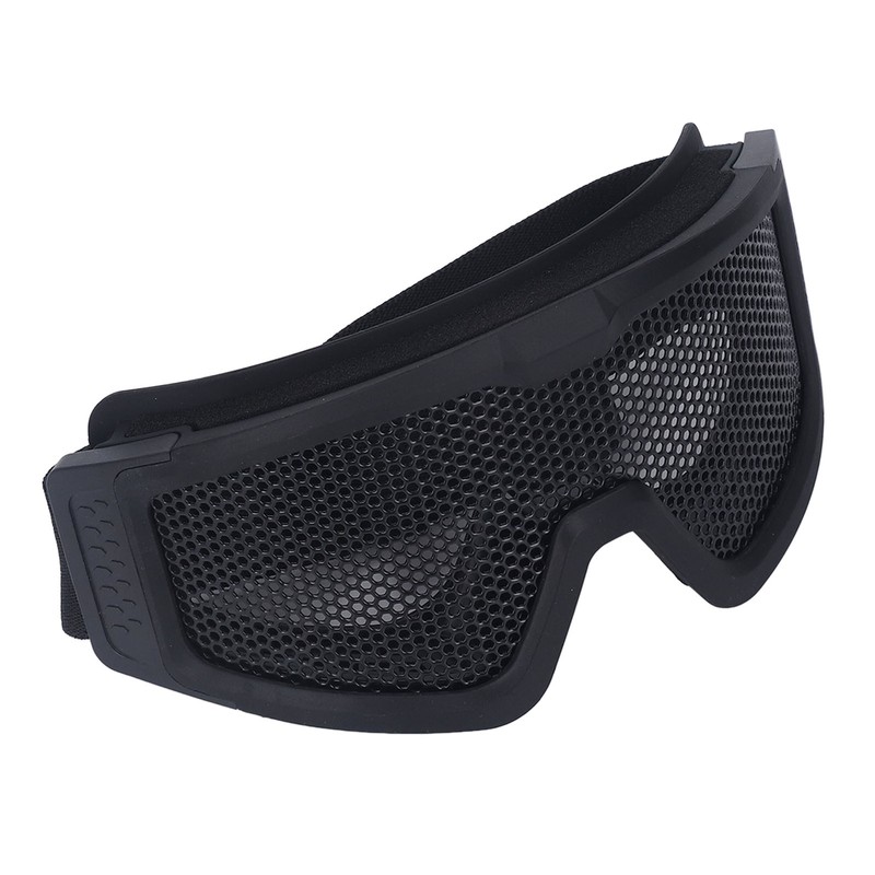 Safety Goggles Breathable Shock Resistant Iron Mesh Patterned Wind Sand