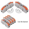 30Pcs Quick Connect Electrical Splicing Wire Connectors Kit Lever Wire