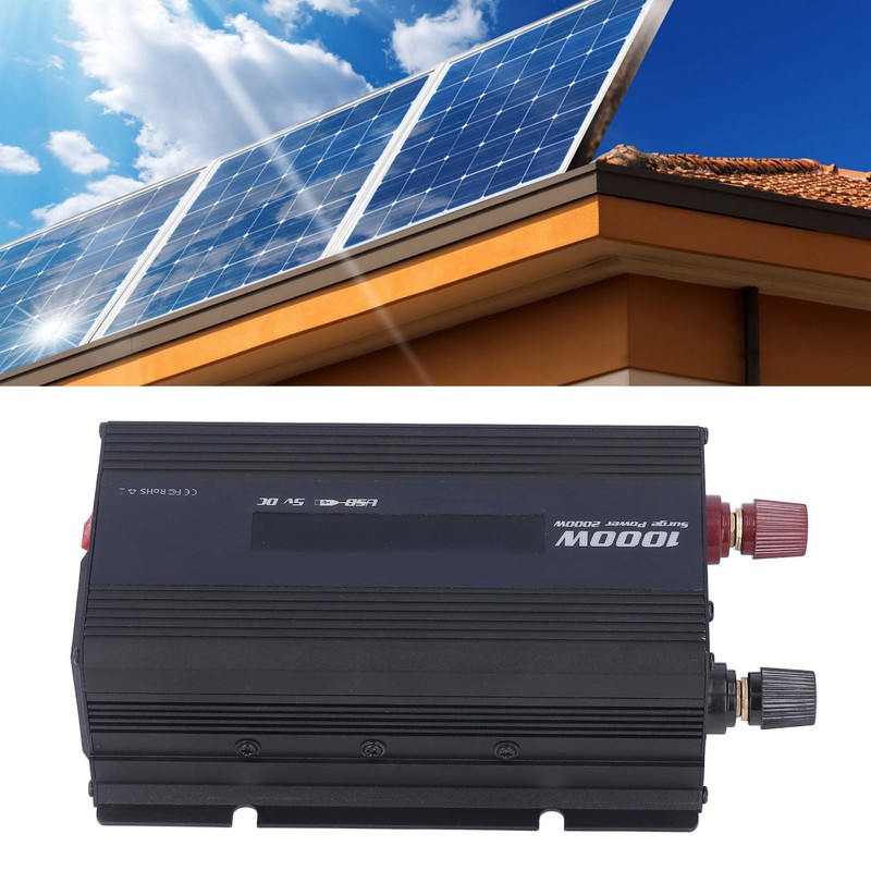Car Inverter 1000W DC to AC Power Converter Multiple Protection