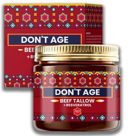  Don't Age Mexican Beef Tallow Resveratrol,Organic Honey Nourishing Face Cream Moisturizer, Skin Care, Lip Balm (1)