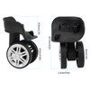luggage replacement wheels,1Pair Suitcase Wheels Universal Wheel,Mute Connected Wheels, Suitcase