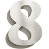 N-02-8-E Stainless Steel House Number 8 - Solid, Weatherproof and