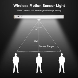 CCBASEBALL Motion Activated RV Step Lights, 10 LED Battery Operated Motorhome Motion Sensor led Light Strip, Magnetic Night Light Bar for Motorhome Travel,Travel Trailers, Camper (2 Pack)