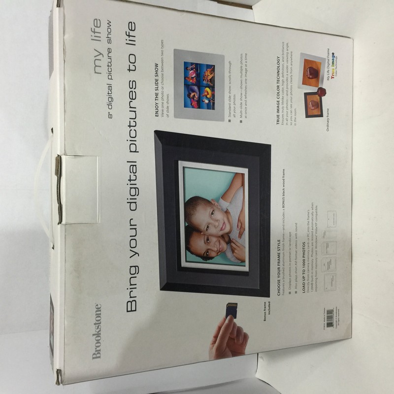 Brookstone My Life 8" Digital Picture Frame