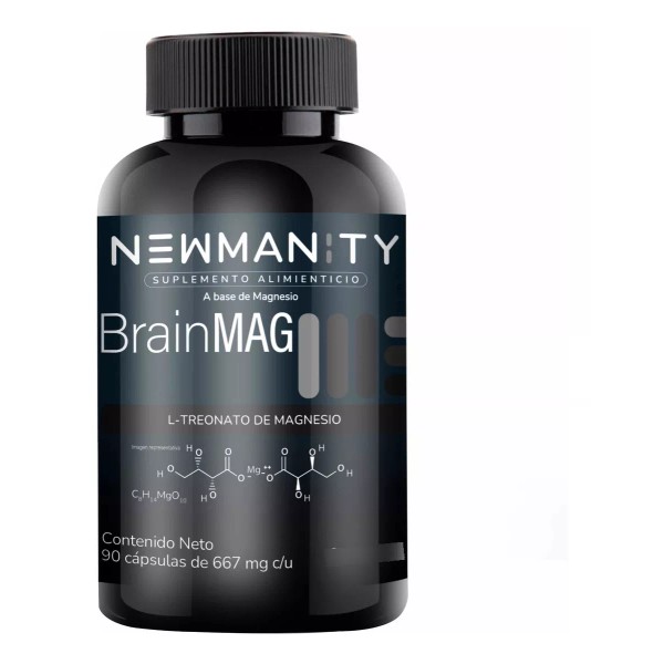 Newmanity Brainmag L Treonato De Magnesio 90 Capsu Magnesium Threonate