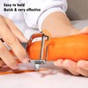 Roponan 2 Pcs Potato Peeler, Stainless Steel Vegetable Peeler, Y-Shaped