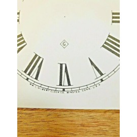 Gilbert 4 1/2" Gilbert Clock Paper Dial             (Lot 177)