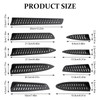 QIYUDA 9PCS Knife Protector Sleeve, Plastic Safety Sheaths for Kitchen