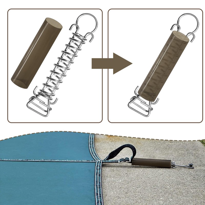 5 Pack Stainless Steel Springs for Pool Cover Swimming Pool