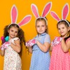 SATINIOR 2 Set Easter Bunny Dalmatian Ears Costume Kids Bunny