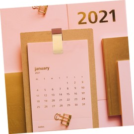 Operitacx 3pcs Bill Folder Notes Collection Clips Cute Paper Clips Exam Pencil Case Receipt Clip Pencil Case for Pen Clip Retro Paper Clips Sealer Binder Clips Office File Clamps Skin