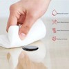LIBERECOO Oval Clear Fitted Vinyl Tablecloth - Fits 48 x