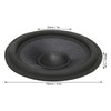 Speaker Cone Drum Paper 1 Inch Inner Diameter Rubber Surround