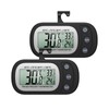 Upgraded AMIR Refrigerator Thermometer, Waterproof Mini Freezer Thermometer, Digital Thermometer