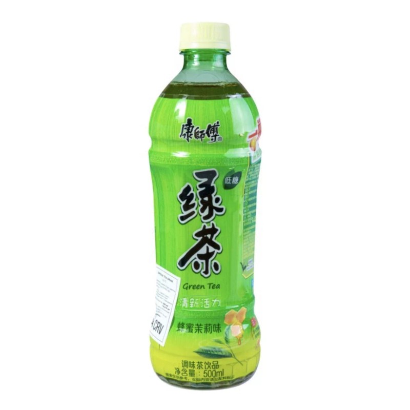 Master Kong Low Sugar Green Tea ~ Honey Jasmine Flavor