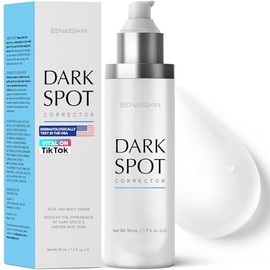 EnaSkin Eliminador de manchas oscuras para rostro y cuerpo: crema corrector de manchas de fórmula avanzada para desvanecer manchas de la edad, manchas