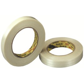 Scotch Filament Tape 893 Clear, 18 mm x 55 m, Conveniently Packaged (Pack of 4)