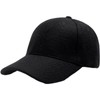 Mens Wool Blend Baseball Cap Plain Winter Warm Golf Hat