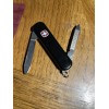 WENGER Swiss Executive Knife - Black Knife File Tweezers New