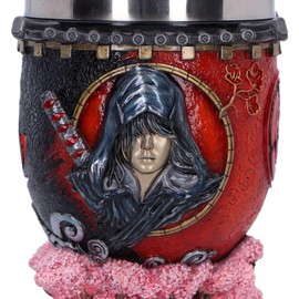 Nemesis Now Assassin's Creed Shadows Goblet 19.5cm, Resin, Red, Cast in The Finest Resin, Expertly Hand-Painted