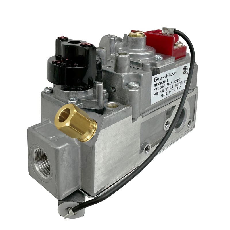 Durablow DV970A-NG Millivolt Gas Valve Replacement for Dexen, Dexin, Robertshaw,