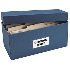 EGP Voucher Check Storage Box, 2 Boxes, 5" x 9 3/4" x 4 5/8"
