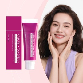 Crema de Arbutina + Ácido Tranexámico – Hidratante e Iluminadora para un Tono de Piel Uniforme, Cuidado Facial Diario, 50 g, 2 Pack