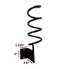WCRG Copper Rain Gauge for Yard, Wood Fence Steel Mount