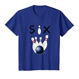 Kids 6 Year Old Bowling Birthday Party - 6th Birthday T-Shirt